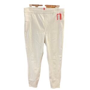 Spanx‎ Women's White Denim Skinny Jean Leggings NWT Sz XL Slimming Sarah Blakely